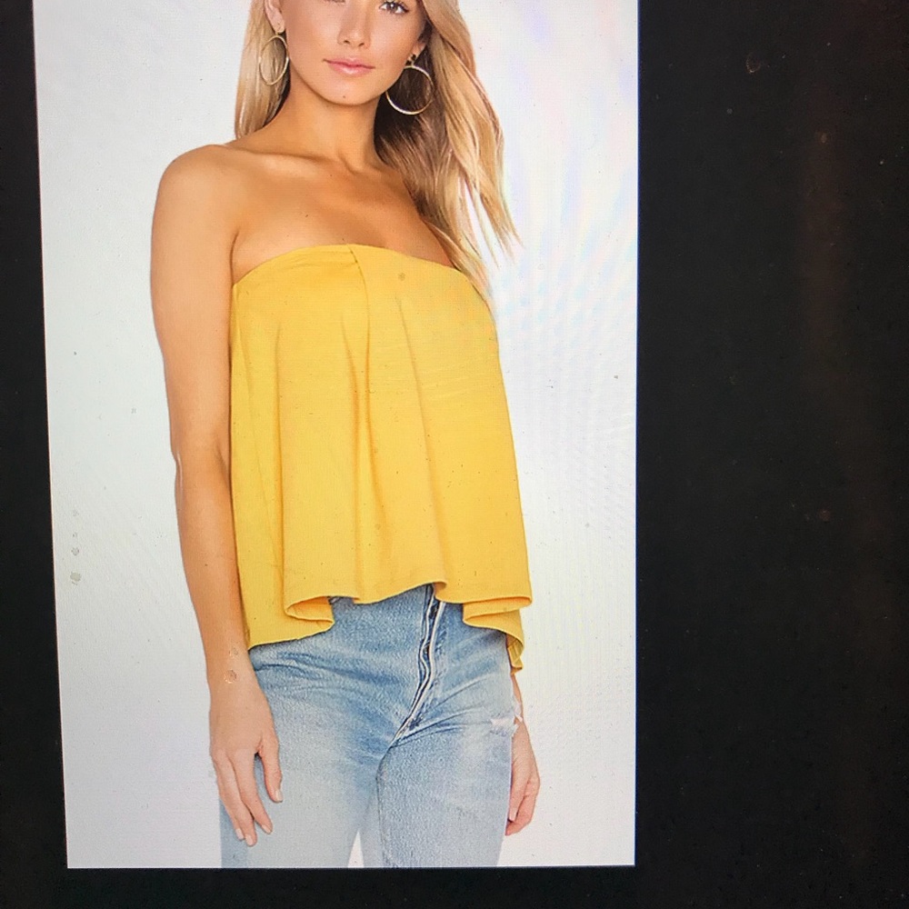 Susan Monaco Golden Tube Top